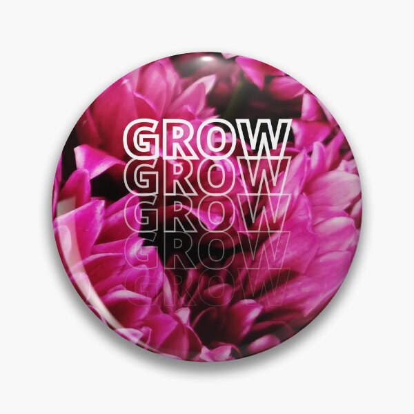 Item preview, GROW (above) - Frilly Magenta Flowers designed and sold by AliceSLee.