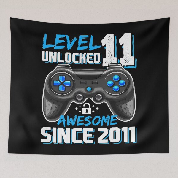 Item preview, Level 11 Unlocked Awesome 2011 Video Game 11th Birthday designed and sold by timelymetaphor4.