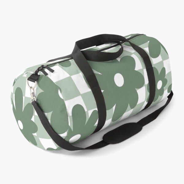 Item preview, Checkered Daisy Pattern (sage green/white) designed and sold by Design Minds Boutique.