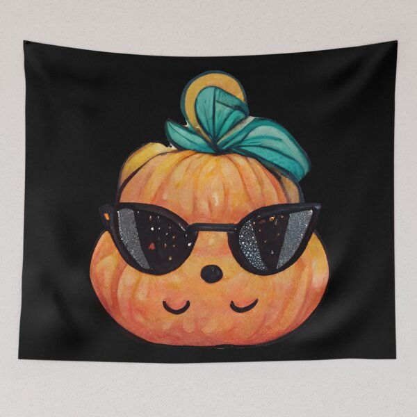 Item preview, Cute Baby Pumpkin Wearing Sunglasses designed and sold by MythicPrompts.