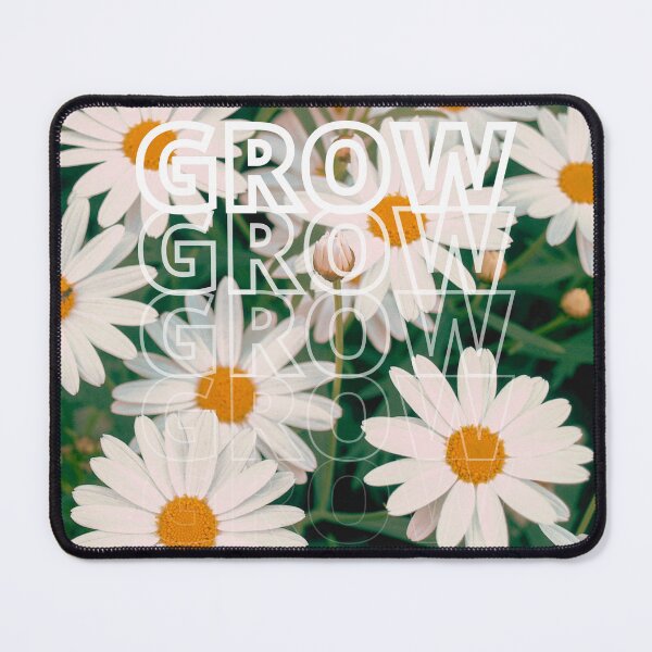 Item preview, GROW (above) - Frilly White Flowers designed and sold by AliceSLee.