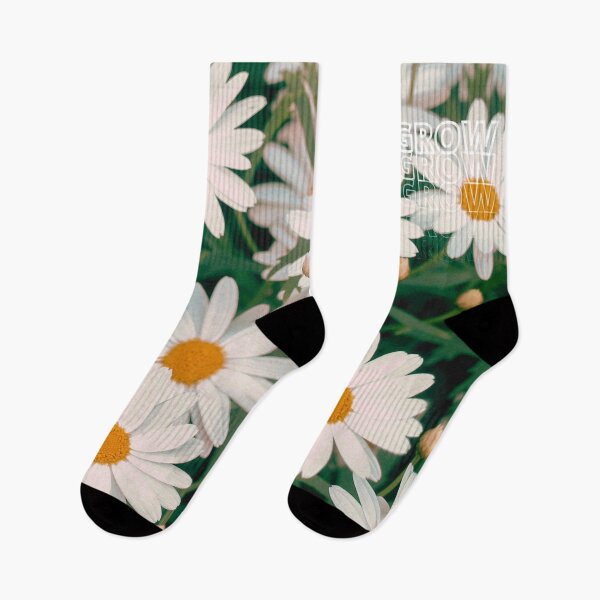 Item preview, GROW (above) - Frilly White Flowers designed and sold by AliceSLee.