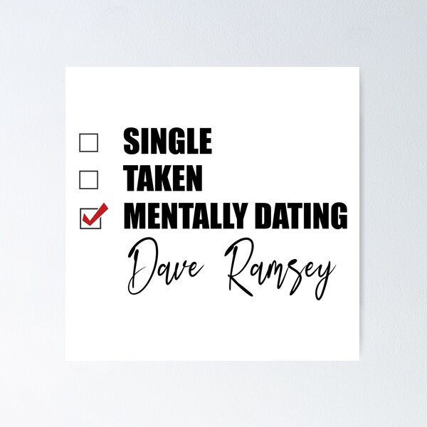 Item preview, Mentally Dating Dave Ramsey designed and sold by Bend-The-Trendd.