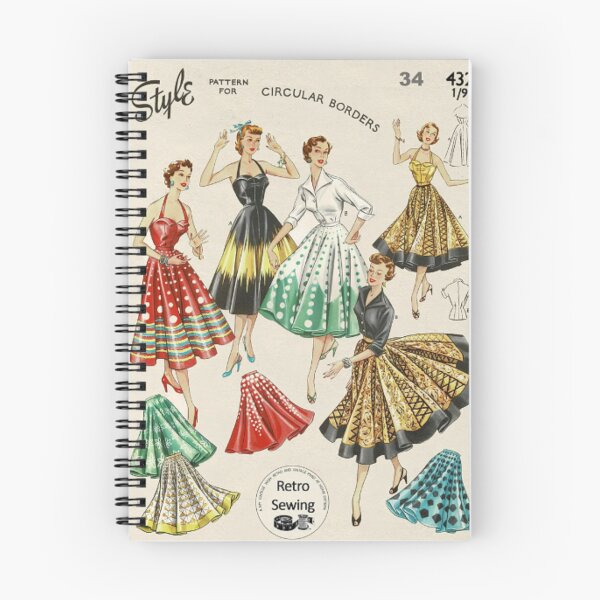 Item preview, 1950's Fashion Pattern - Swing Skirt  designed and sold by boojun.
