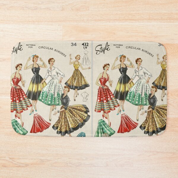 Item preview, 1950's Fashion Pattern - Swing Skirt  designed and sold by boojun.