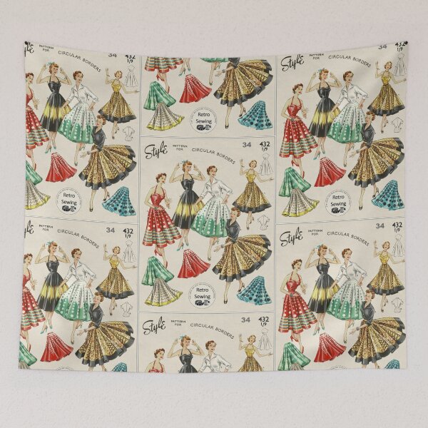 Item preview, 1950's Fashion Pattern - Swing Skirt  designed and sold by boojun.