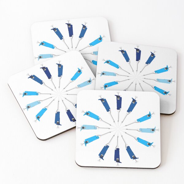 Item preview, Circle of Blue Pipettes designed and sold by emmacatwheels.