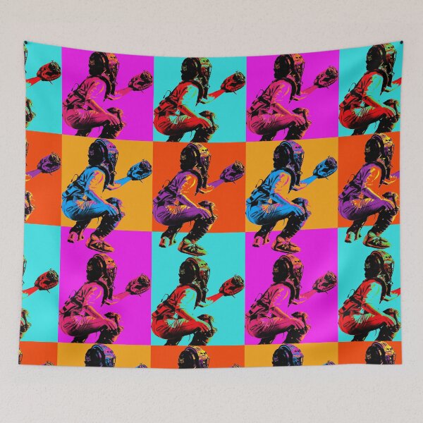 Item preview, Behind the Plate - Baseball Catcher designed and sold by NaturePrints.
