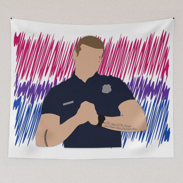 Item preview, Evan Buckley Bisexual Pride Cutout designed and sold by sadieyuki.