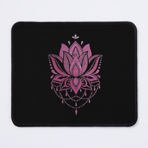 Item preview, Black and pink lotus flower design designed and sold by Melissa Renee.