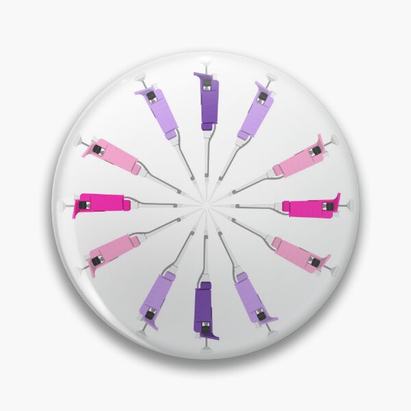 Item preview, Circle of Pink & Purple Pipettes designed and sold by emmacatwheels.