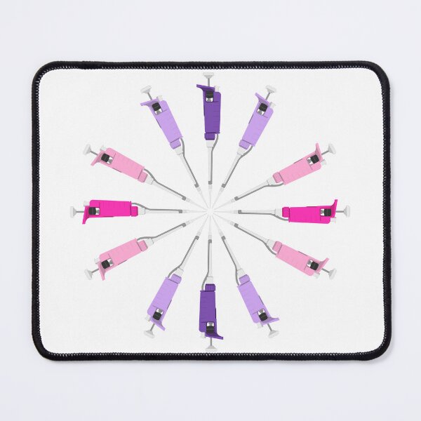 Item preview, Circle of Pink & Purple Pipettes designed and sold by emmacatwheels.