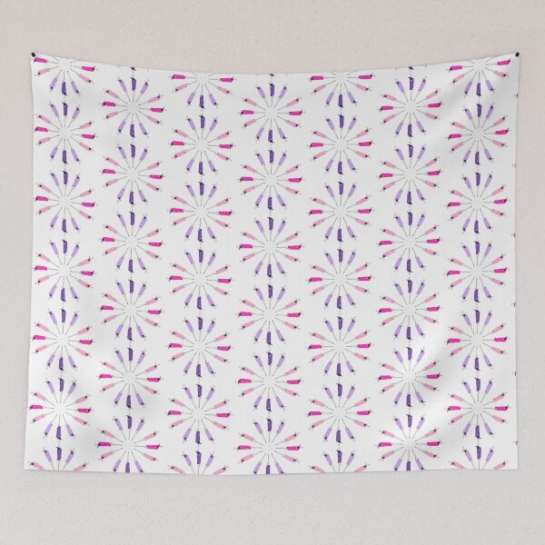 Item preview, Circle of Pink & Purple Pipettes designed and sold by emmacatwheels.