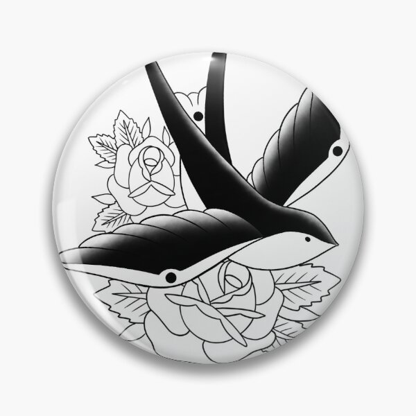 Item preview, Swallow Rose designed and sold by jozvozdesign.