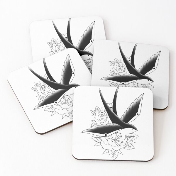 Item preview, Swallow Rose designed and sold by jozvozdesign.