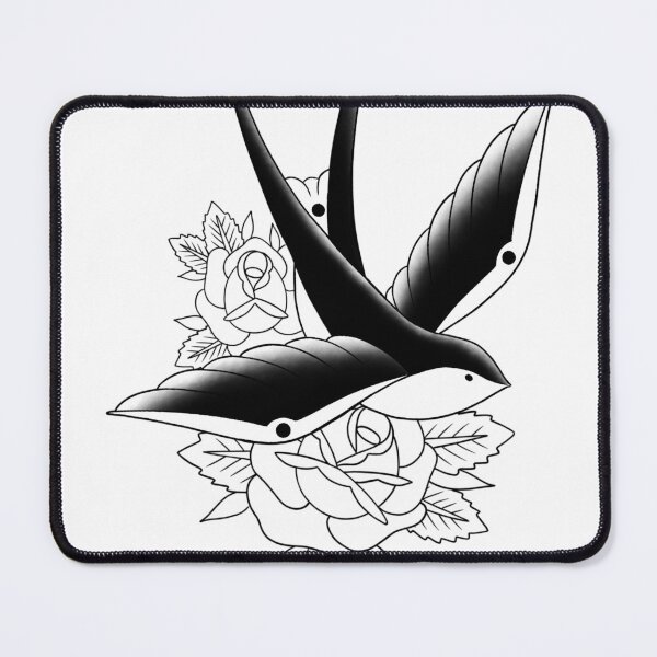 Item preview, Swallow Rose designed and sold by jozvozdesign.