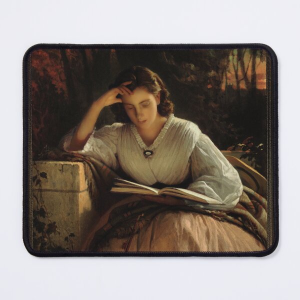 Item preview, Reading Woman by Ivan Kramskoi Remastered Xzendor7 Classical Art Reproduction designed and sold by Xzendor7 Digital Art Creations.