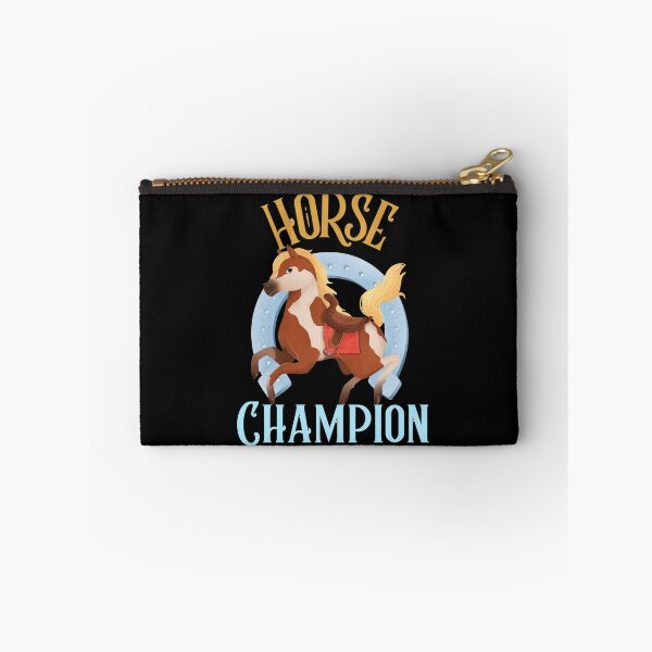 Item preview, Horse Champion & horseshoe design print designed and sold by Rodayna Elnaggar.