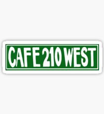 Cafe 210 West Sticker