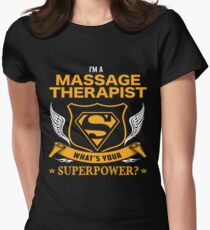 MASSAGE THERAPIST BEST COLLECTION 2017 Women's Fitted T-Shirt