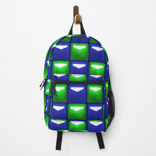 Item preview, Beat Saber Block Pattern 2022 - Cobalt Blue & Green designed and sold by JessySketches.