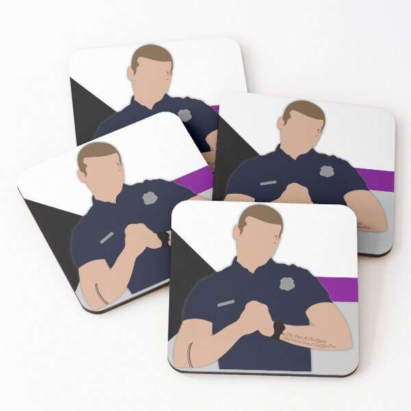 Item preview, Evan Buckley Demisexual Pride Cutout designed and sold by sadieyuki.