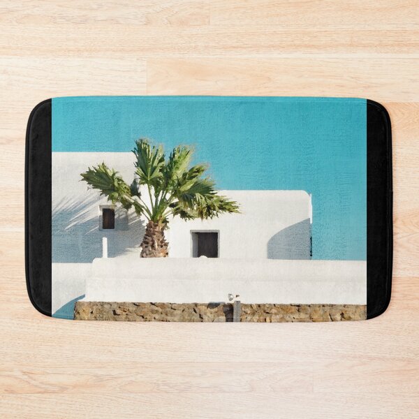 Item preview, Palm tree on balcony, Mykonos Greece designed and sold by nikstol.