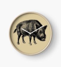 Vintage Wildschwein Uhr