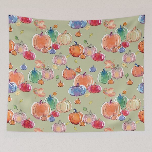 Item preview, Fall Pumpkins (1050) designed and sold by lcsmithdesigns.