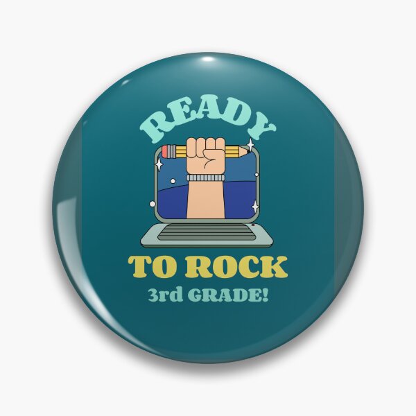 Item preview, Ready to Rock 3rd Grade Students Teachers designed and sold by ArtMeetsPizza.