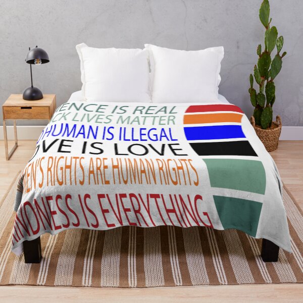 Item preview, Science is Real - Black Lives Matter - No Human is Illegal - Love is Love - Gay Pride designed and sold by MauveMoves.