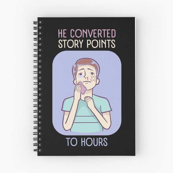 Item preview, He Converted Story Points to Hours designed and sold by trendingatees.