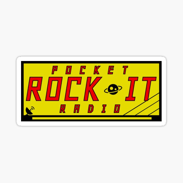 Pocket Rock It Radio Sticker