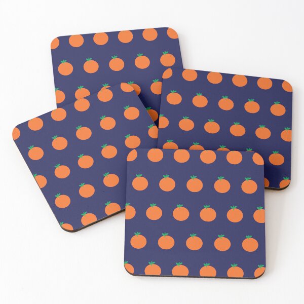 Item preview, Orange on Blue designed and sold by HalamoDesigns.