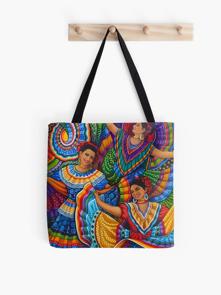 Thumbnail 1 of 2, Tote Bag, mexican folklore designed and sold by edleon.