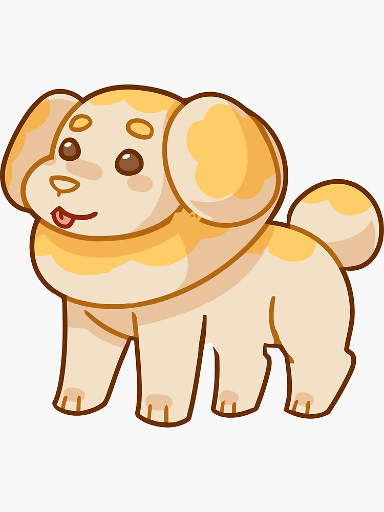 "Fidough Butter Dog" Sticker for Sale by prianart Redbubble