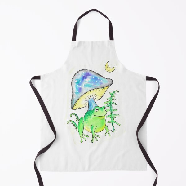 Item preview, blue mushroom and green frog designed and sold by SandhillDesigns.