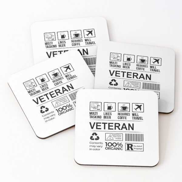 Item preview, veteran T Shirt, MultiTasking Certified Job Gift Item, Job Profession,Mens Womens Girls Dad, veteran Christmas Birthday Gift designed and sold by xlnv.