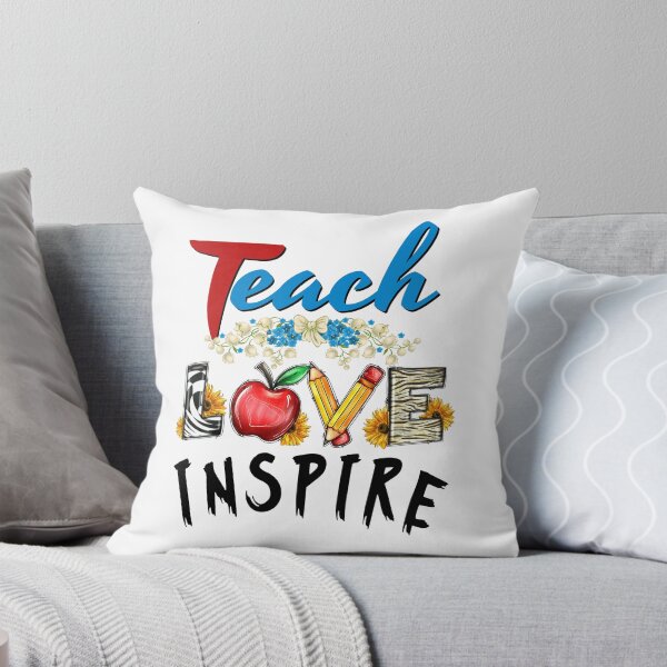 Item preview,  Back To School Teach Love Inspire Teachers  designed and sold by worldmodi.