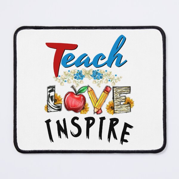 Item preview,  Back To School Teach Love Inspire Teachers  designed and sold by worldmodi.