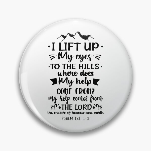 Item preview, My Help Comes From The Lord | Bible Verse | Christian Motivation  designed and sold by NobleForte.