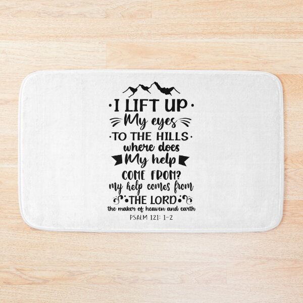 Item preview, My Help Comes From The Lord | Bible Verse | Christian Motivation  designed and sold by NobleForte.