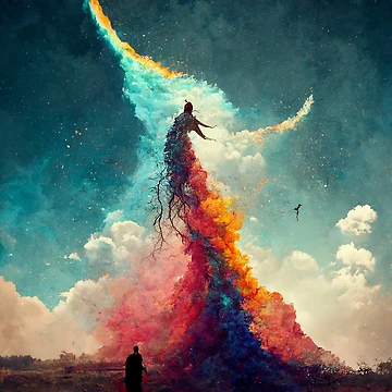 Artwork thumbnail, Man Color Explosion by Vimpace