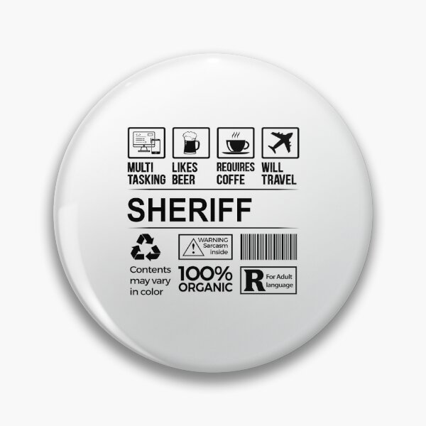 Item preview, sheriff T Shirt, MultiTasking Certified Job Gift Item, Job Profession,Mens Womens Girls Dad, sheriff Christmas Birthday Gift designed and sold by xlnv.