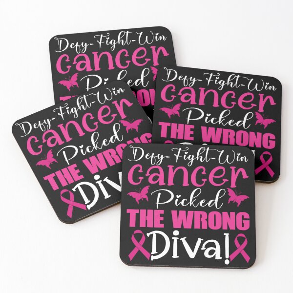 Item preview, Defy fight win cancer picked the wrong diva designed and sold by pnkpopcorn.