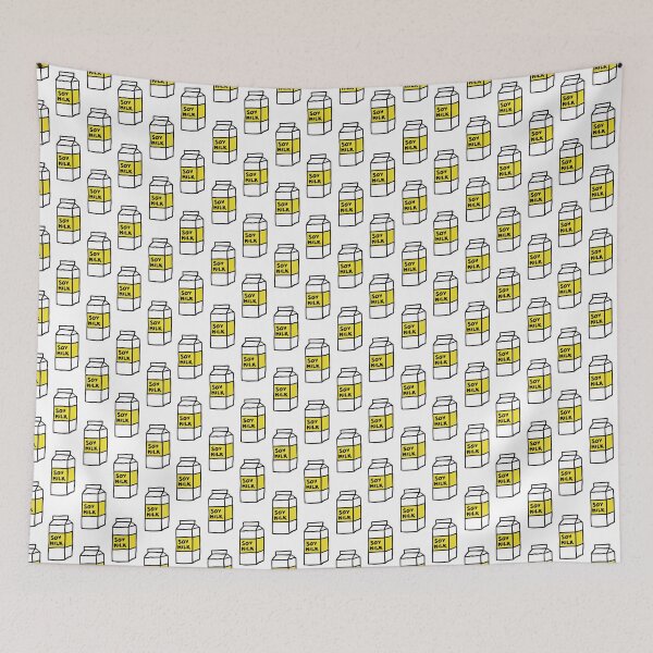 Item preview, soy milk seamless doodle pattern designed and sold by zizimentos.