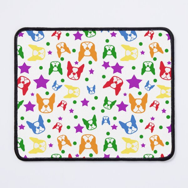 Item preview, Boston Terrier explosion - Bostons in rainbow colors - Boston Terrier gifts designed and sold by smooshfaceutd.