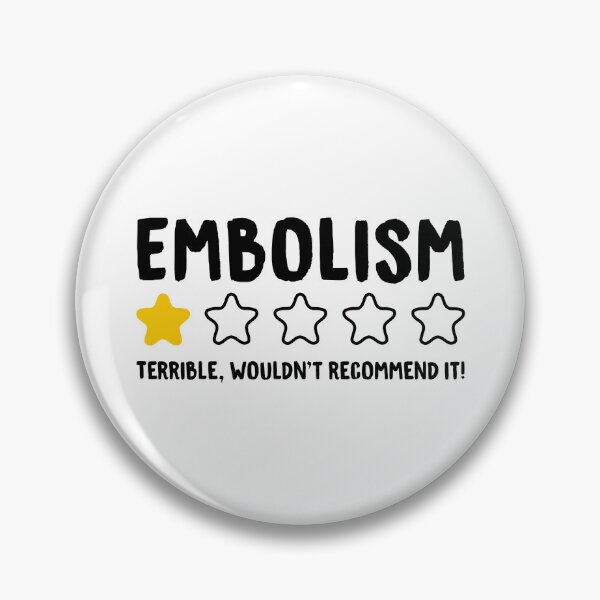 Item preview, Embolism Terrible Wouldn't Recommend It! - Funny Embolism designed and sold by T-shirt For You.