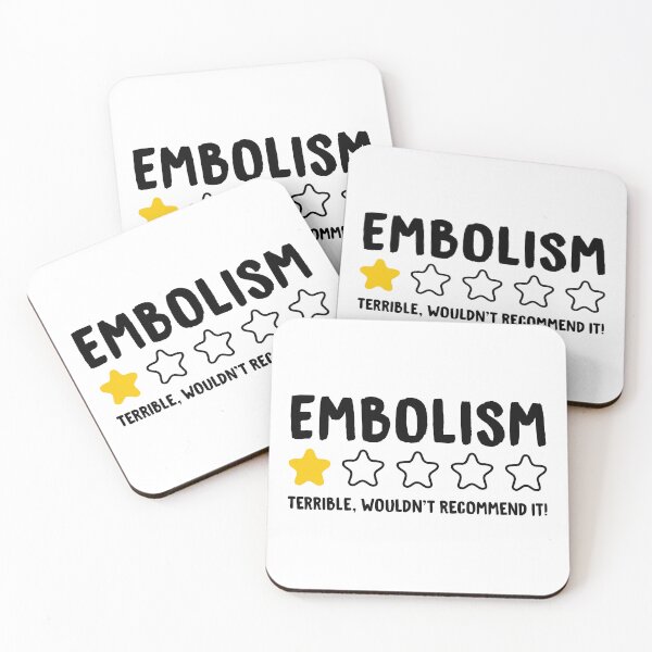 Item preview, Embolism Terrible Wouldn't Recommend It! - Funny Embolism designed and sold by T-shirt For You.