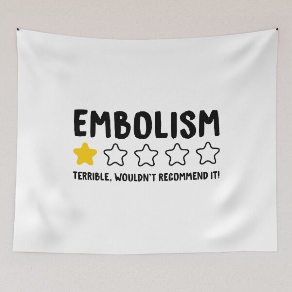 Item preview, Embolism Terrible Wouldn't Recommend It! - Funny Embolism designed and sold by T-shirt For You.